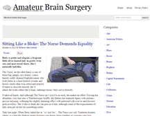 Tablet Screenshot of amateurbrainsurgery.com